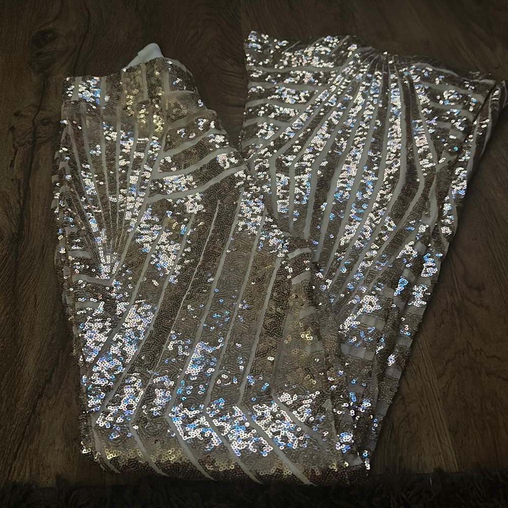 Sequin bell bottoms